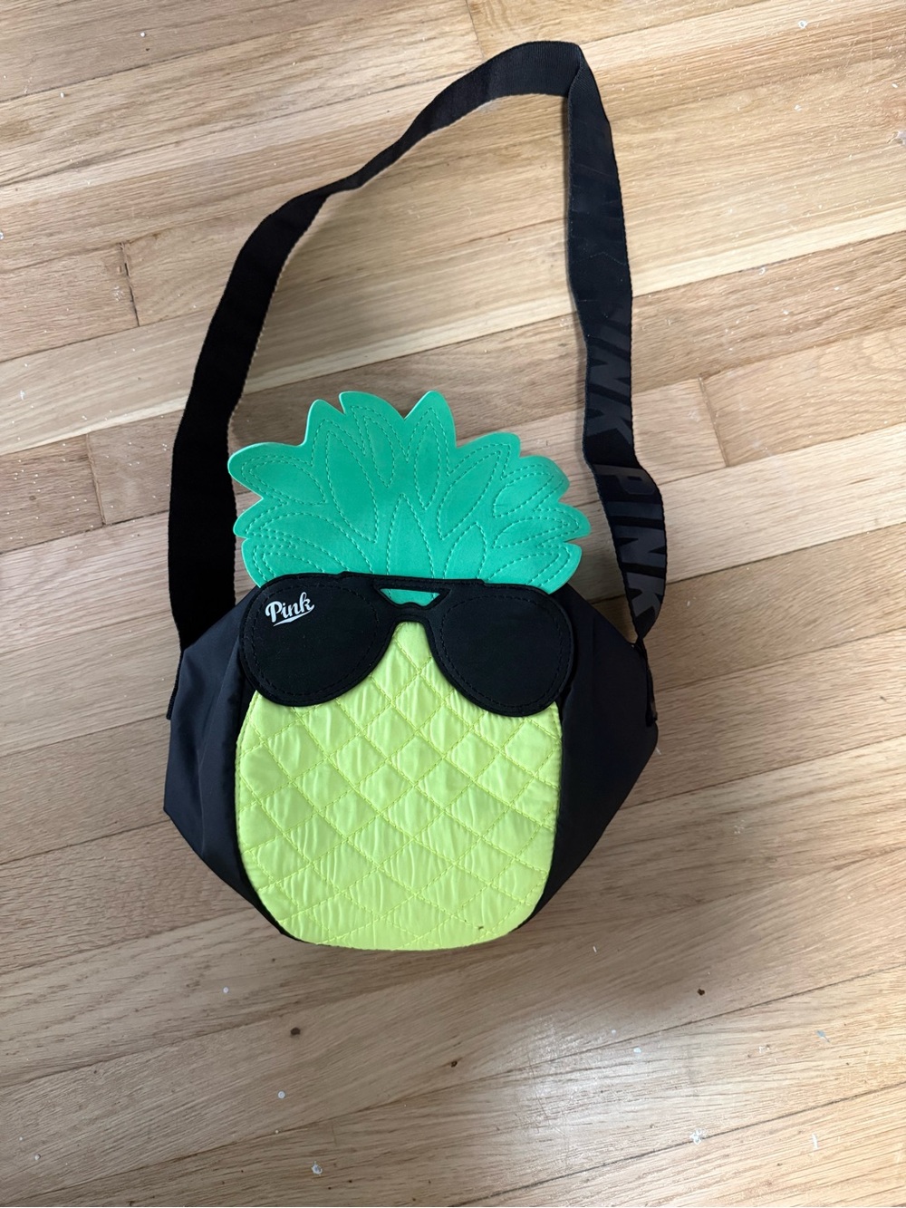 PINK Victoria's Secret Pineapple insulated Crossbody Bag